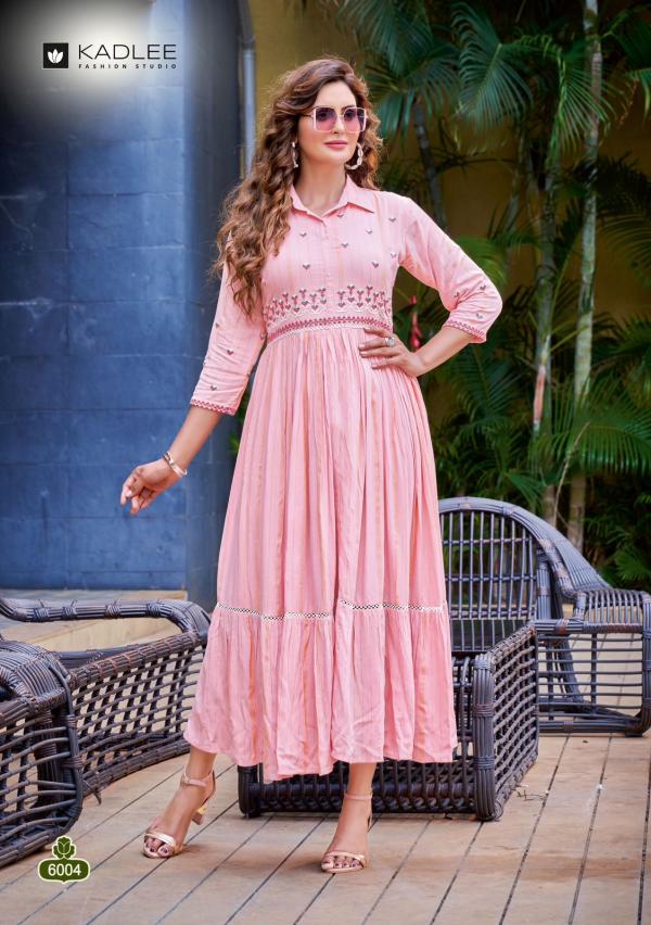 Kadlee Jennifer Designer Wear Rayon Kurti Collection